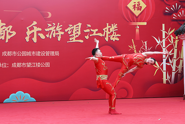 热点事儿 过年好热闹 望江楼公园上演文化盛宴