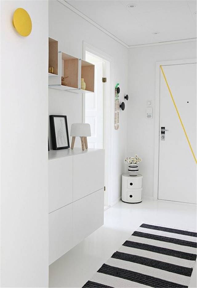 开门见厅的尴尬户型,没有玄关,鞋柜该放哪里?