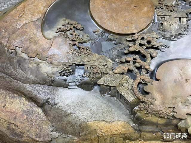 玉雕|好石头配好雕工，把2块顶级美石雕刻成茶盘，成品很多人都没见过