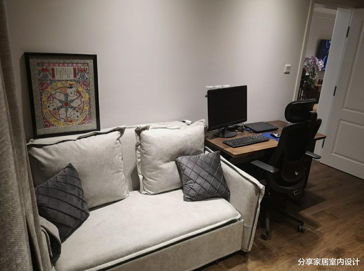 135㎡新房交给60后母亲装修，前后花了30W，全屋木地板很满意！