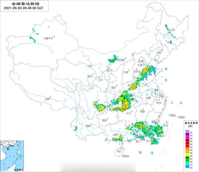 映象网 河南这些地区有阵雨并伴有雷电，局地伴短时强降水