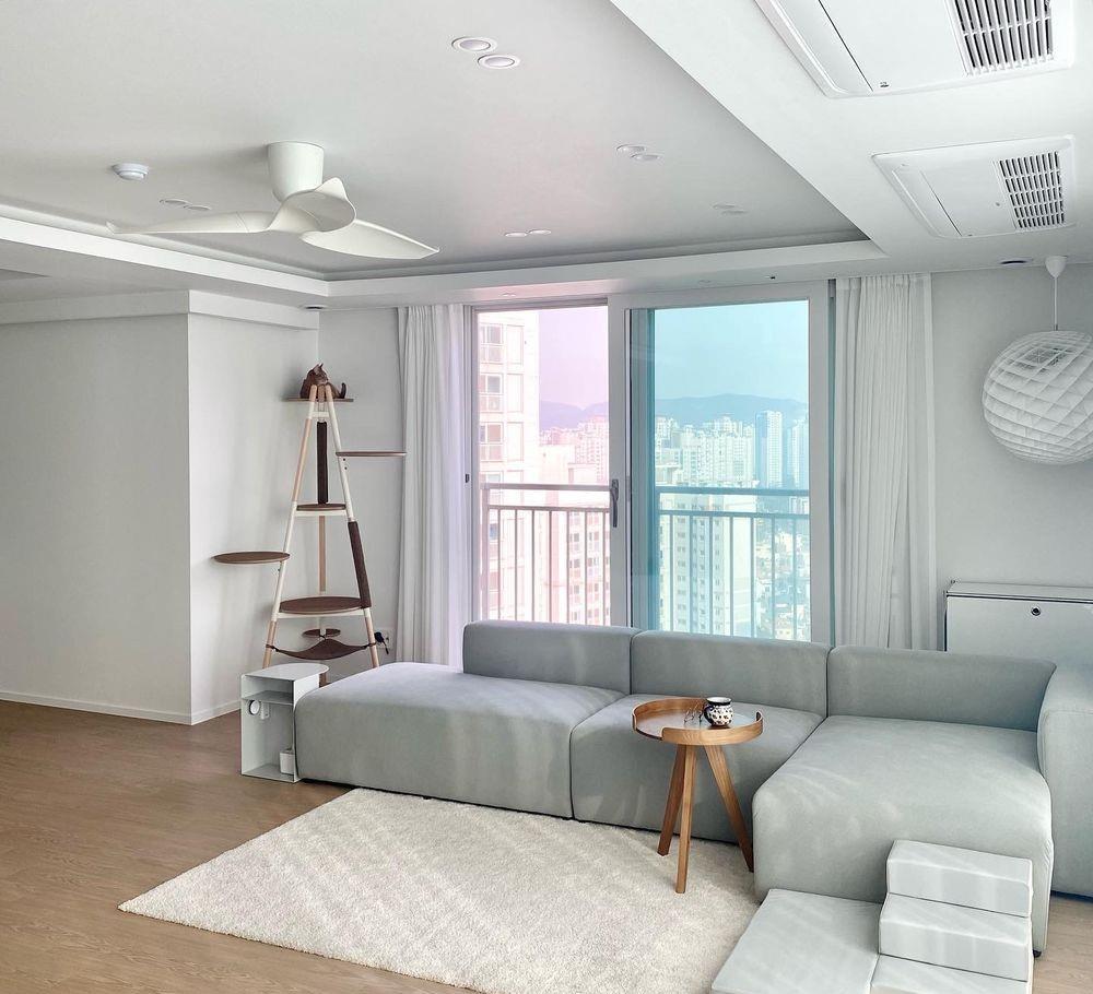 电影|这套韩国171㎡大平层，得让多少人羡慕！客厅空荡荡看腻随时换