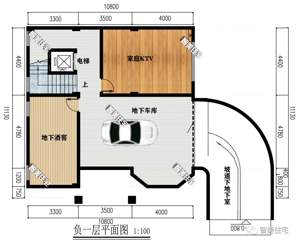 别墅|家里有车，全家人又都爱喝酒，所以盖个带地下室的房子很实用