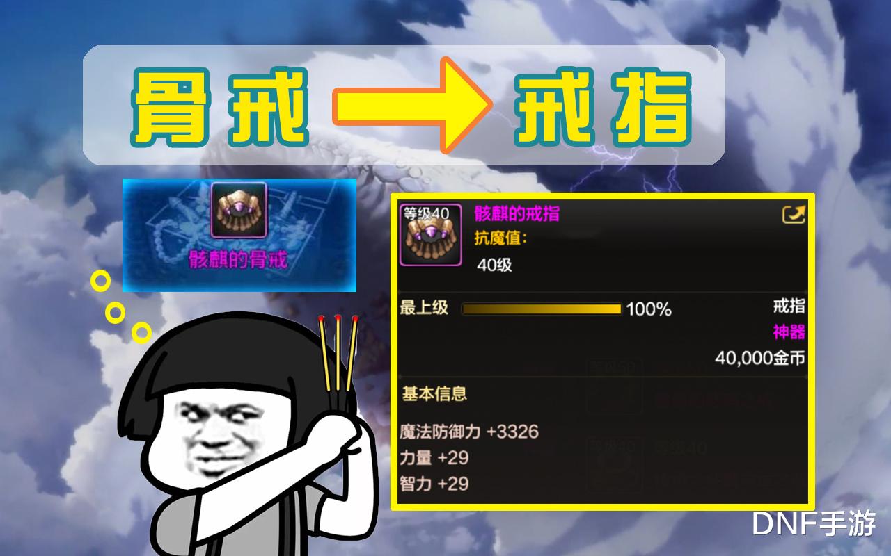 手机游戏|DNF手游：骨戒成为历史？端游众多经典遭到和谐，实在太可惜