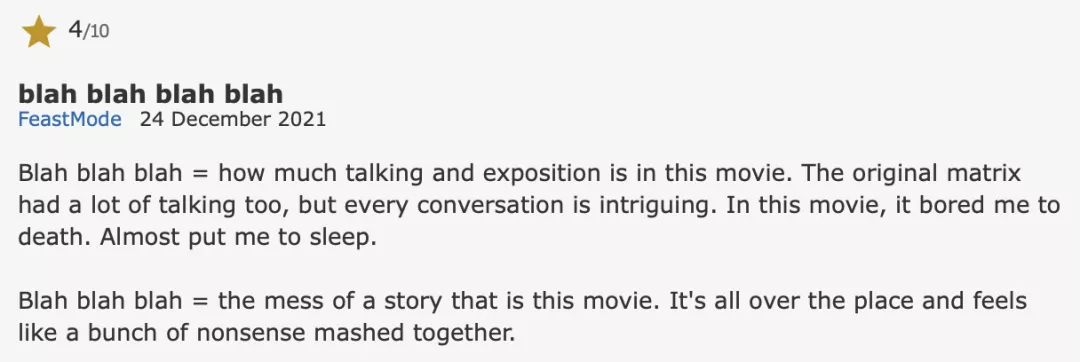 黑客帝国|从9.1到5.9，这史诗级IP也翻车了