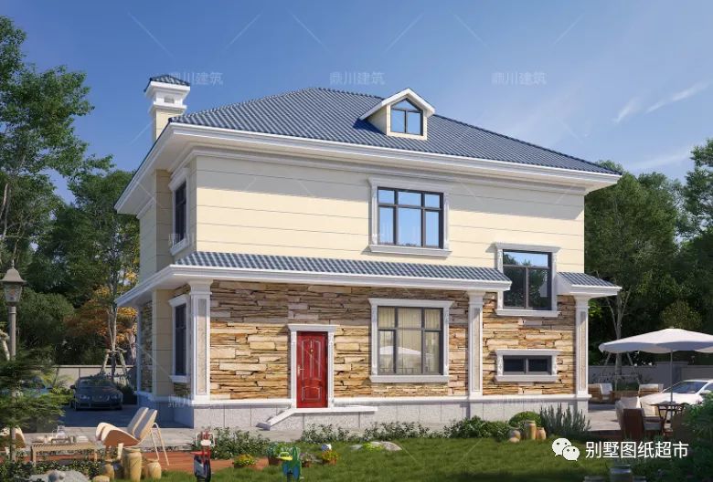 农村盖房选什么户型最合适?4套经典二层别墅设计,适合农村人