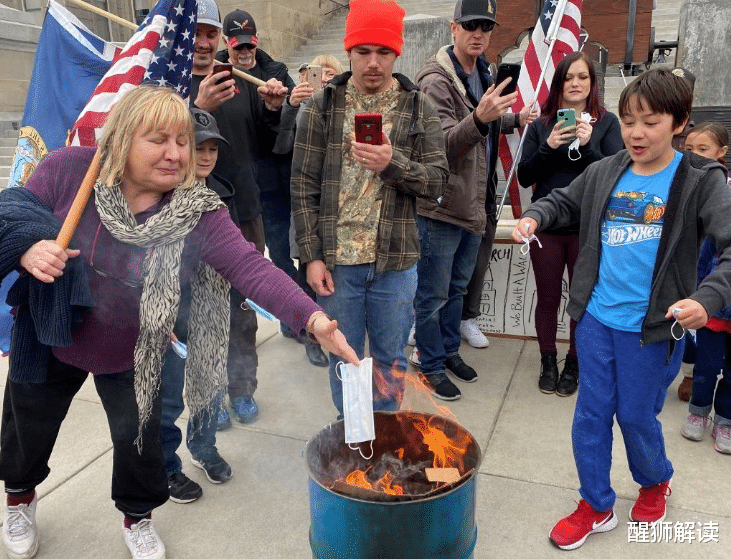 醒狮解读 “口罩”成了美国人的心结?所谓美国“自由”,正在走向失控