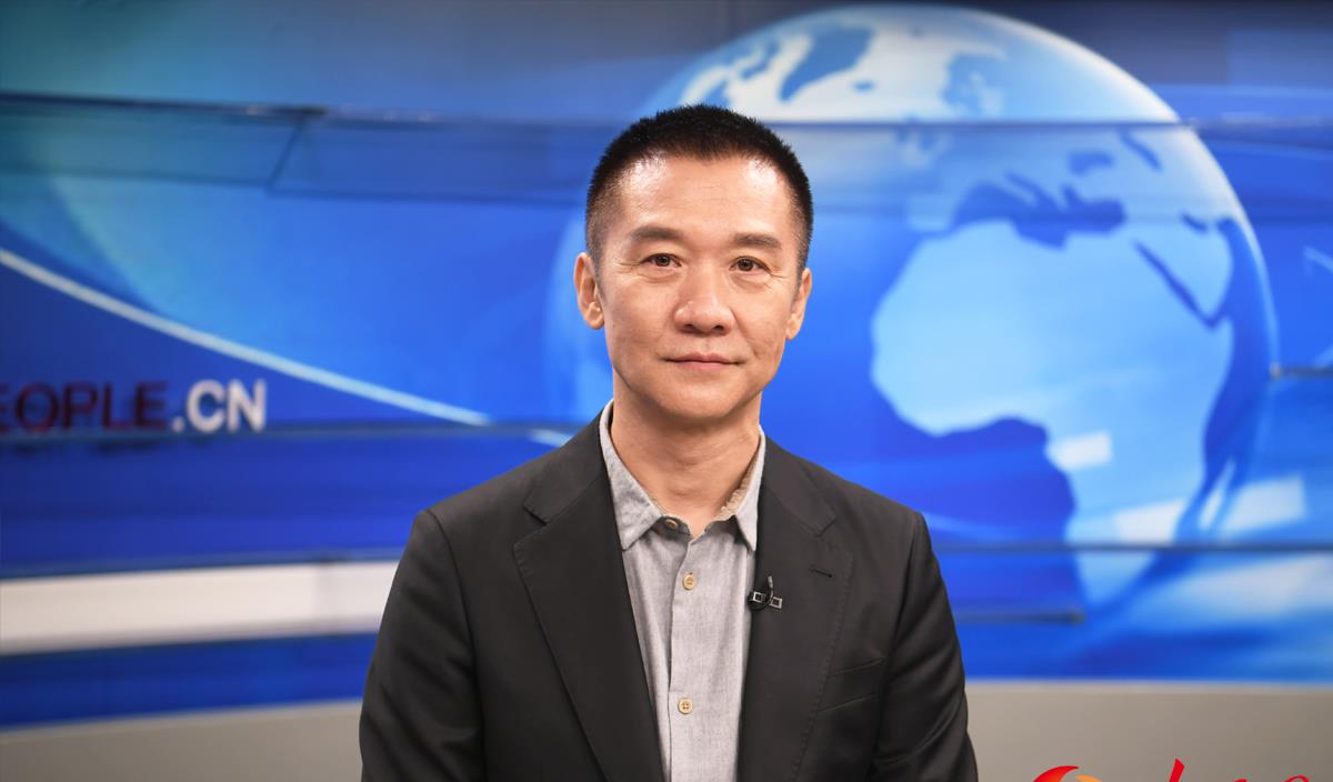 演员黄志忠.人民网记者 翁奇羽摄