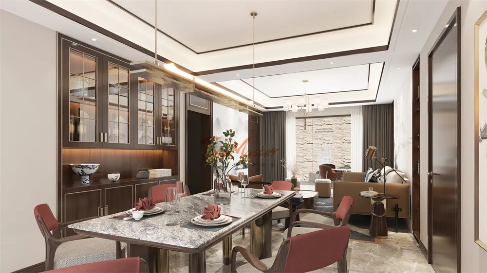 一于于|【鲁班装饰】君庭云邸143㎡新中式，四时皆雅