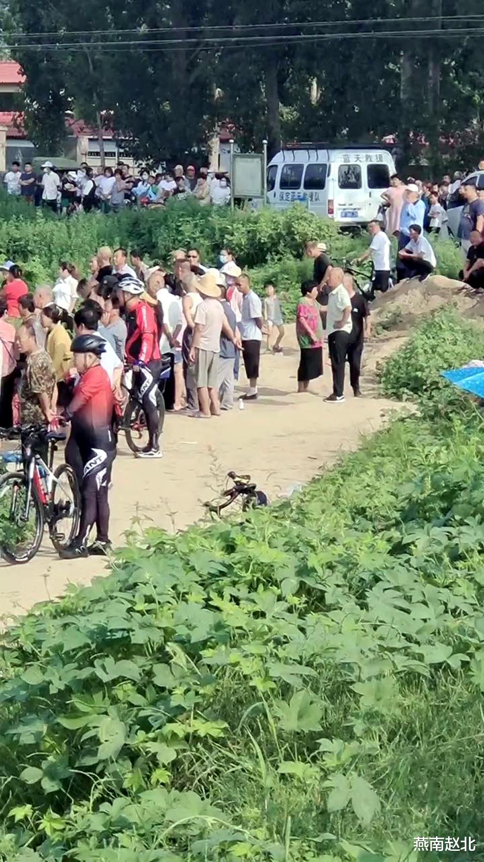 保定 保定两少年漕河野泳出事,一人被找到,另一人还在搜救中