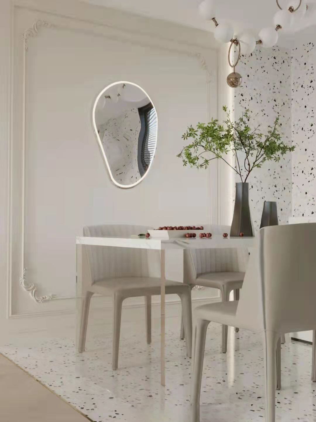 现代法式优雅奶咖精致且温馨