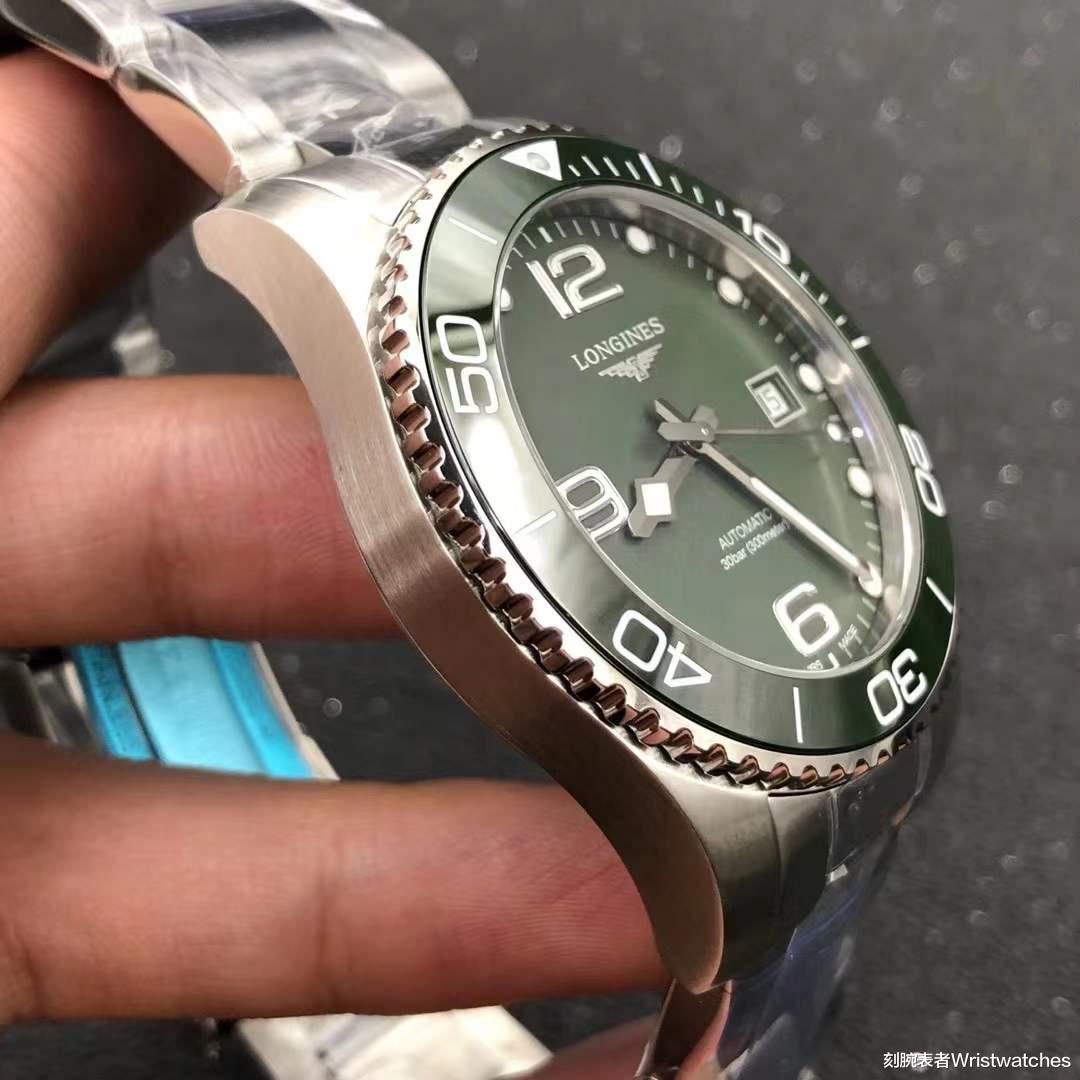 浪琴 ZF厂浪琴康卡斯绿色水鬼复刻表工艺评测!