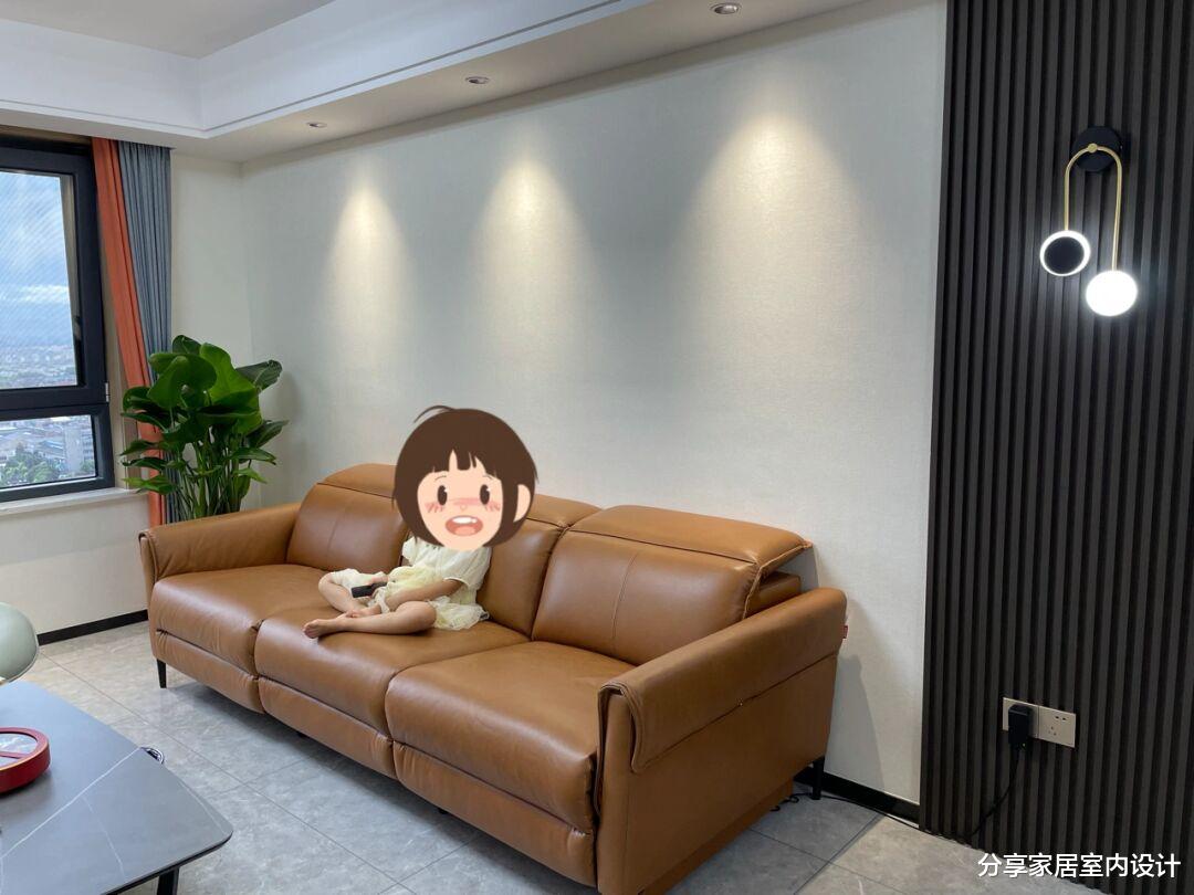 辛苦八个月装修完工,终于给女儿一个家,电视墙大气又实用!