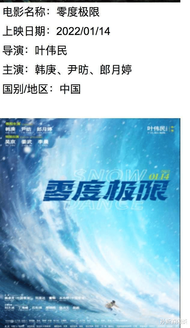 间谍|下周7部新电影上映，赵文卓韩庚吴京等进入票房争夺战