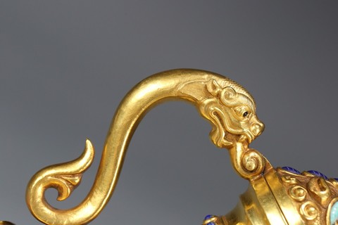 绿松石|清 斋戒牌、金器