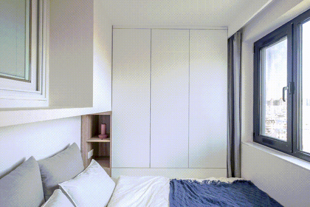 设计师|60㎡榨出三室一厅，空间极致利用，这么设计真是绝了