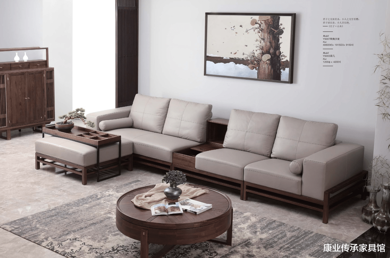 温馨又儒雅的新中式案例，素雅的灰白色调真好看