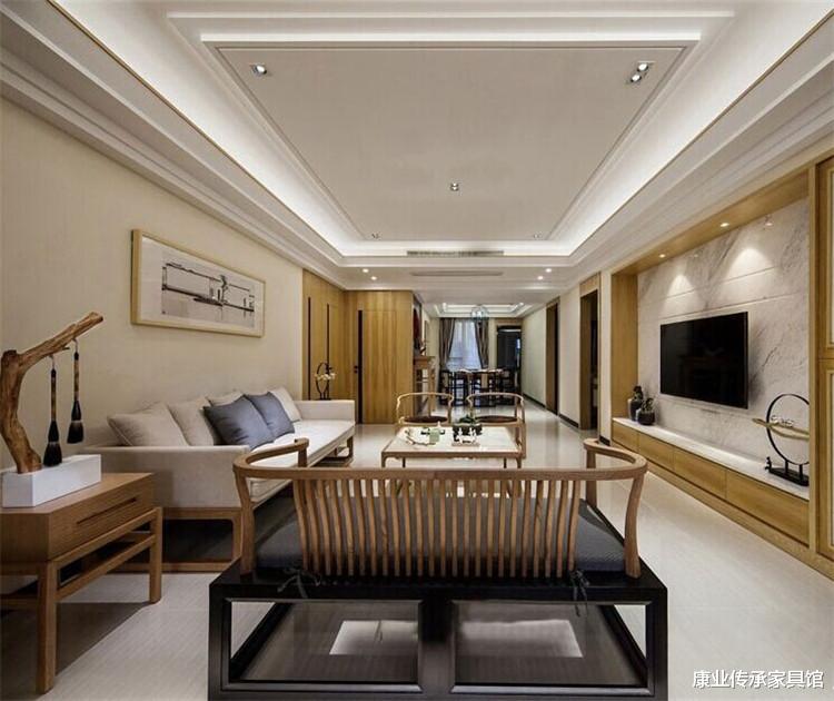 92㎡新中式原木家居案例，简洁而雅致，太美了