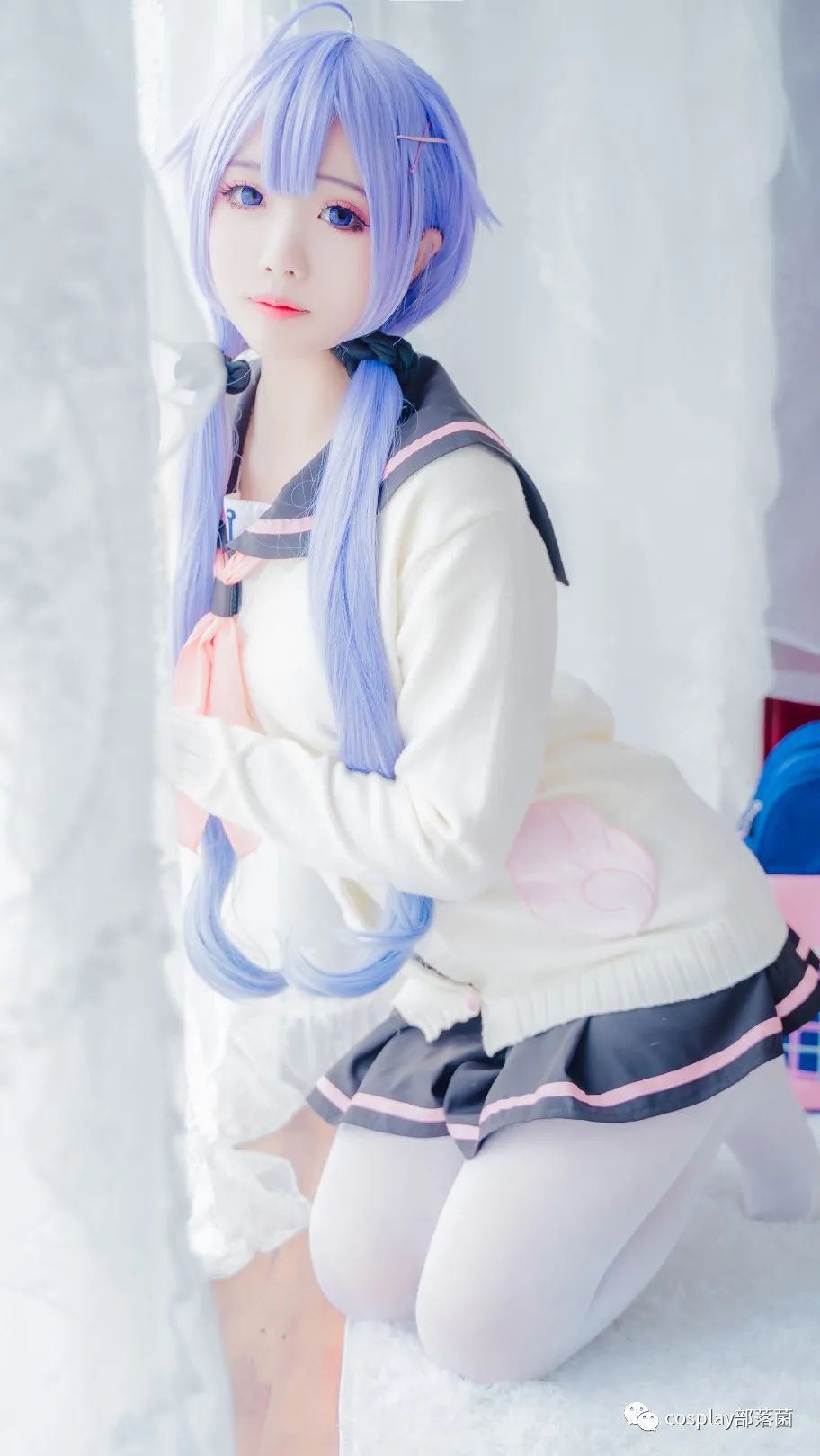 月球|cos：碧蓝航线独角兽憧憬的约会日cos正片墨玉@