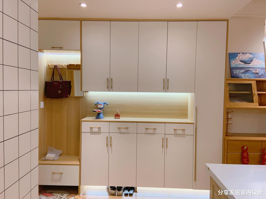 分享家居室内设计|她家原木日式风格新房,全屋温馨又舒适,无主灯的设计很喜欢!