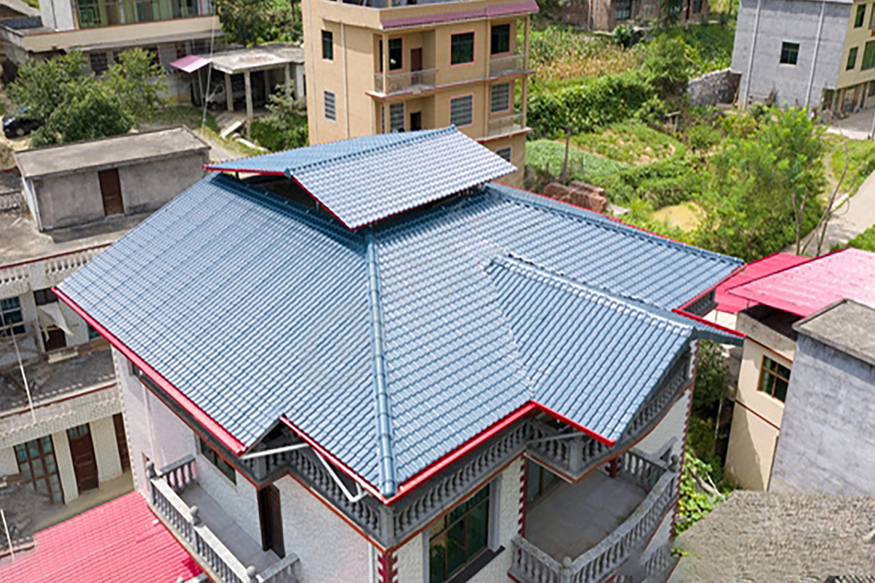 星发树脂瓦|树脂瓦用在农村建筑上合适吗