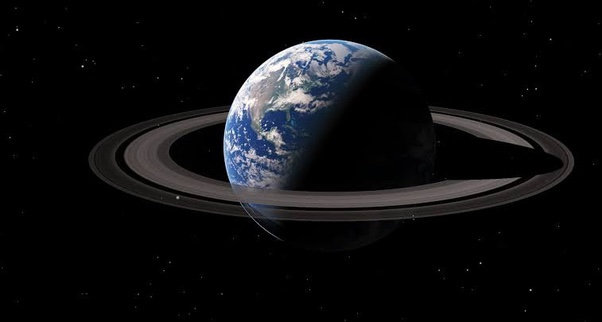 月球 要是地球像土星一样有光环会怎么样?