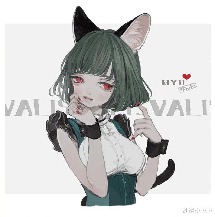 画师|画师笔下的“猫耳少女”，从哥特女仆到时尚萝莉，画风轻快又百变