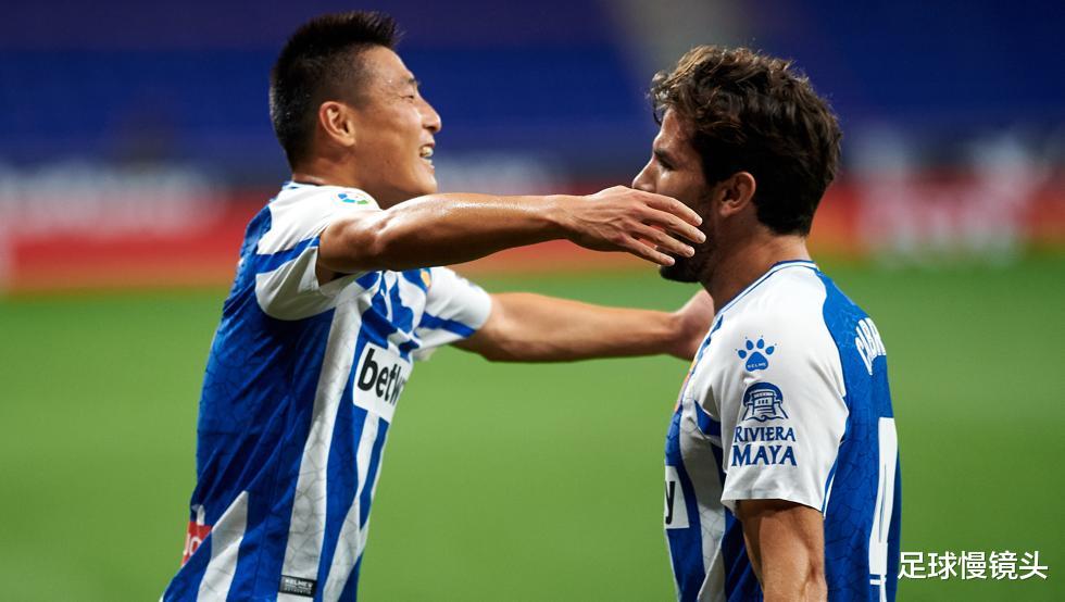 武磊|69分钟绝杀，1-0！西班牙人劲敌赢球，空翻庆祝，主帅无视武磊