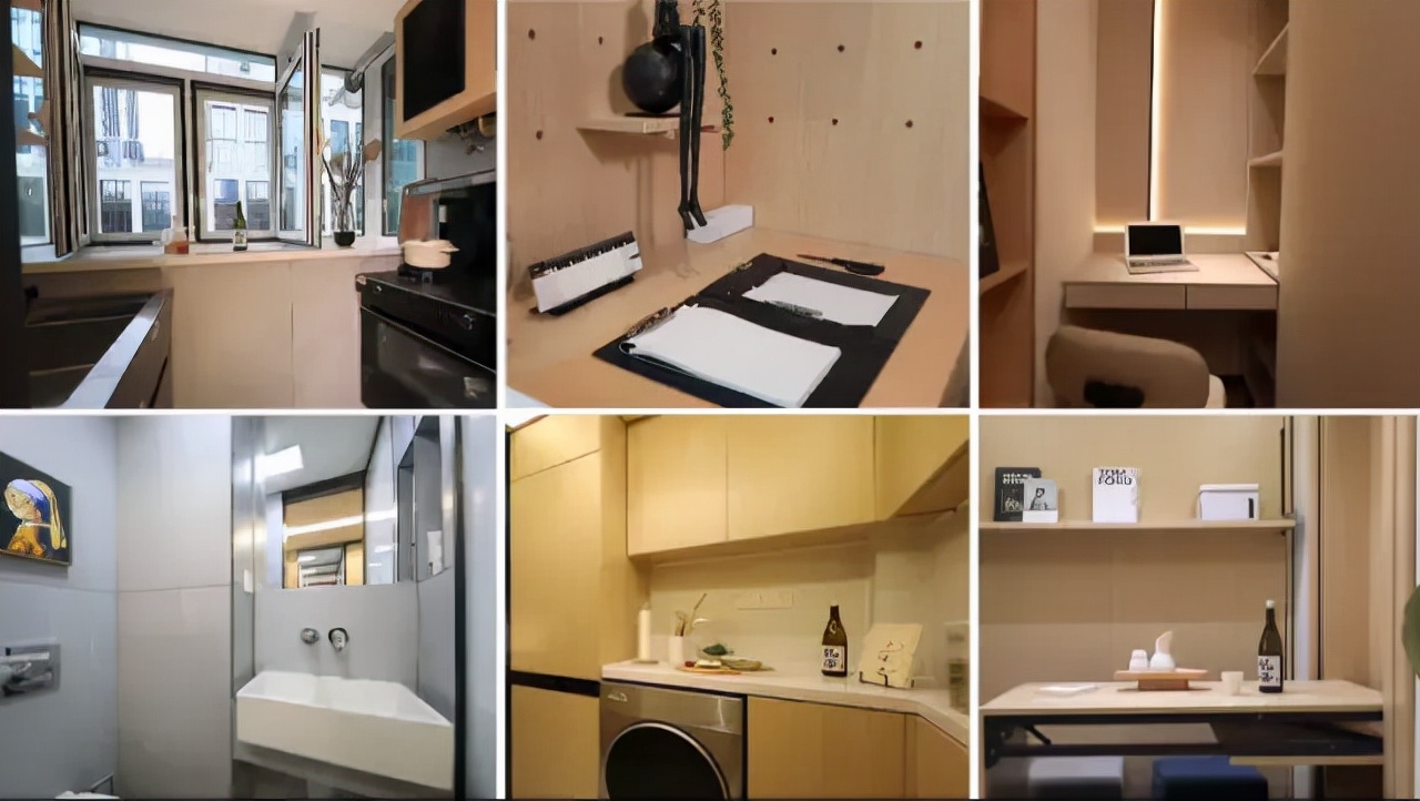 36㎡狭小一居逆天装出12大功能区，小户型就该这么设计！