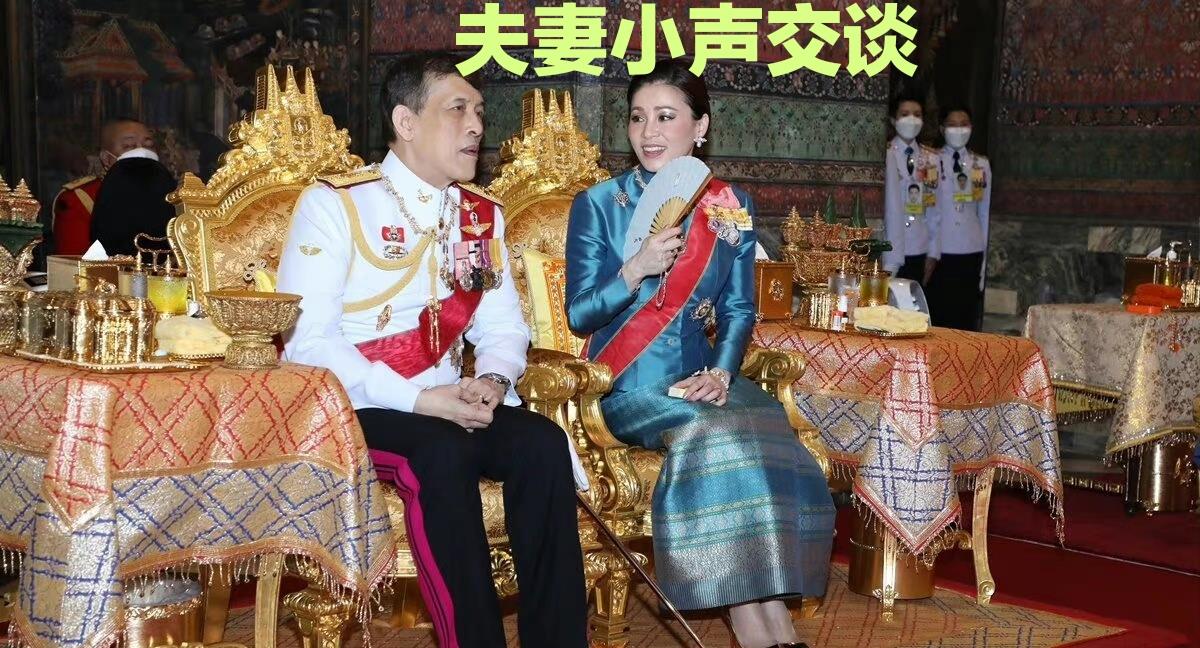 诗妮娜|泰王夫妻和好如初，苏提达满面春风大秀恩爱，诗妮娜一脸嫉妒
