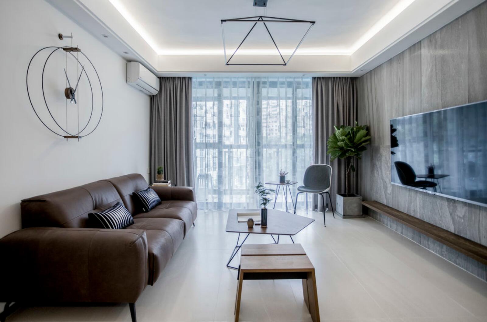 |112㎡的新家,她坚持不设玄关,入户一眼到底,看起来真通透