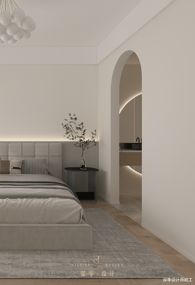 深零设计师姚工|去电视化难怪会成为一种趋势，整面墙打上高柜，收纳观影两不误