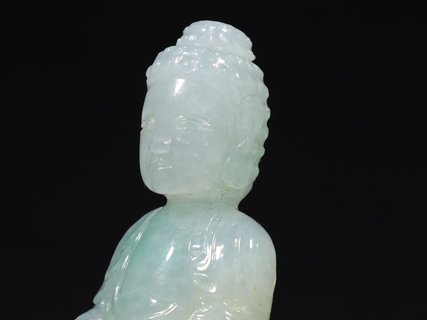 翡翠|?清代，翡翠释迦牟尼随身佛