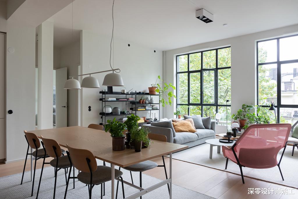 89㎡小清新两居室,原木与灰白相融,治愈氛围令人向往!