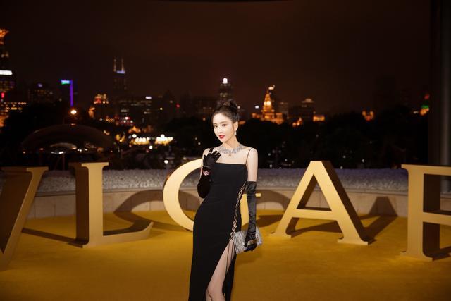 王丽坤|佟丽娅单身后也放开了,穿吊带裙亮相还开高叉,侧身镂空更是惊艳