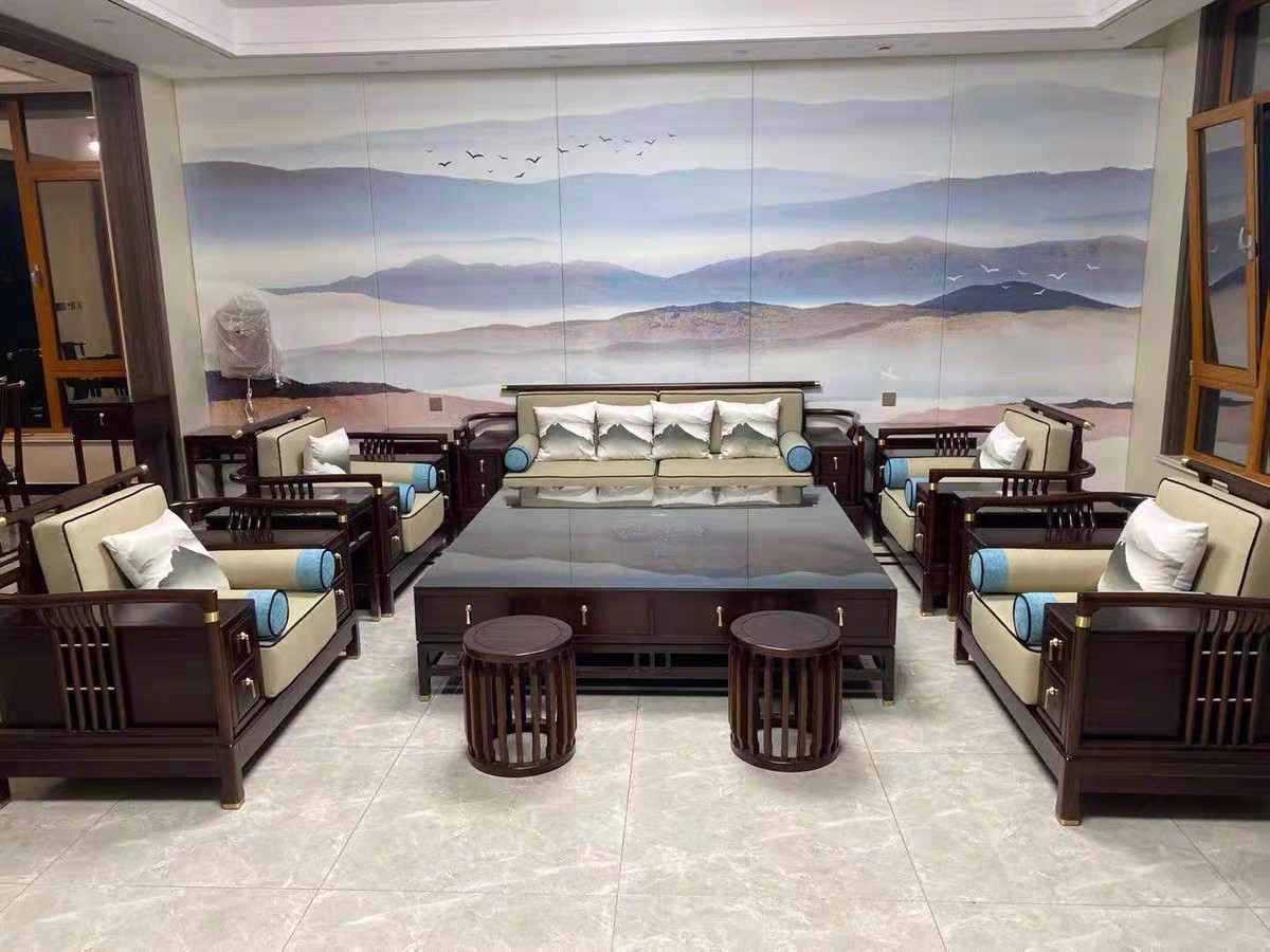 康业传承家具馆|禅意新中式风格客厅,细品简雅舒适的家居岁月