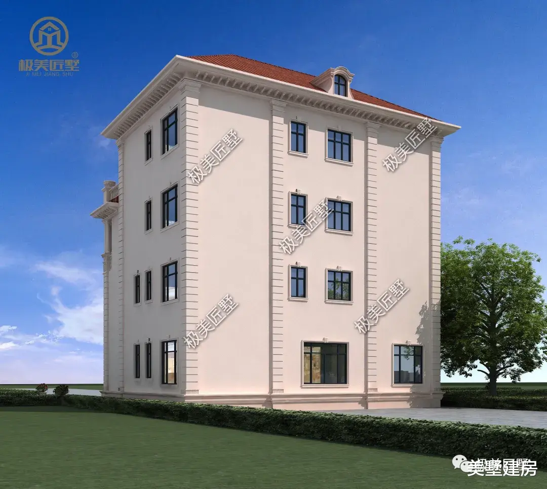 四层欧式豪华别墅,建一栋全村羡慕!