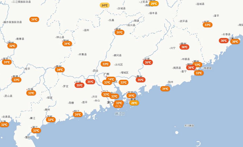遇合情感攻略 广东！大面积降雨降温“卷土重来”！广东各地的气温和雨水将出现下列变化