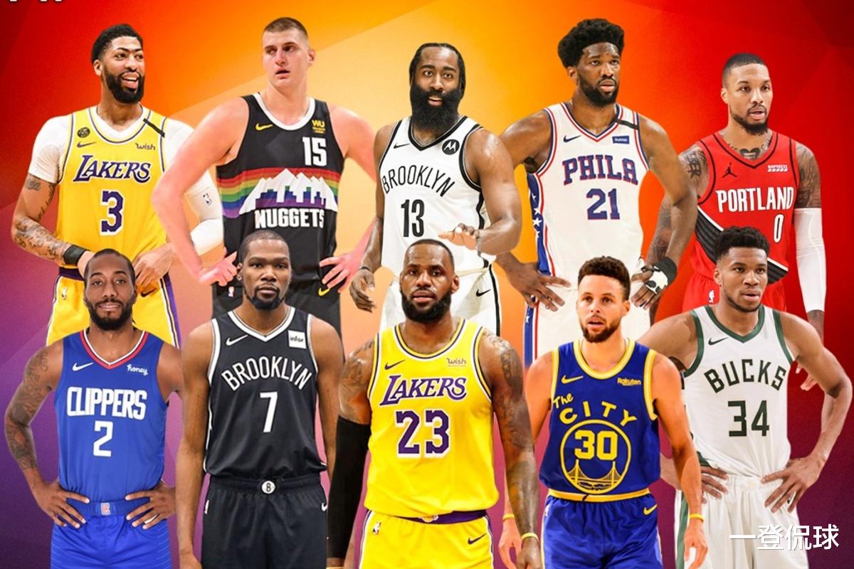 勒布朗·詹姆斯|美媒评联盟前10球星：西部占据6位，篮网一人落榜，詹姆斯仍居第1