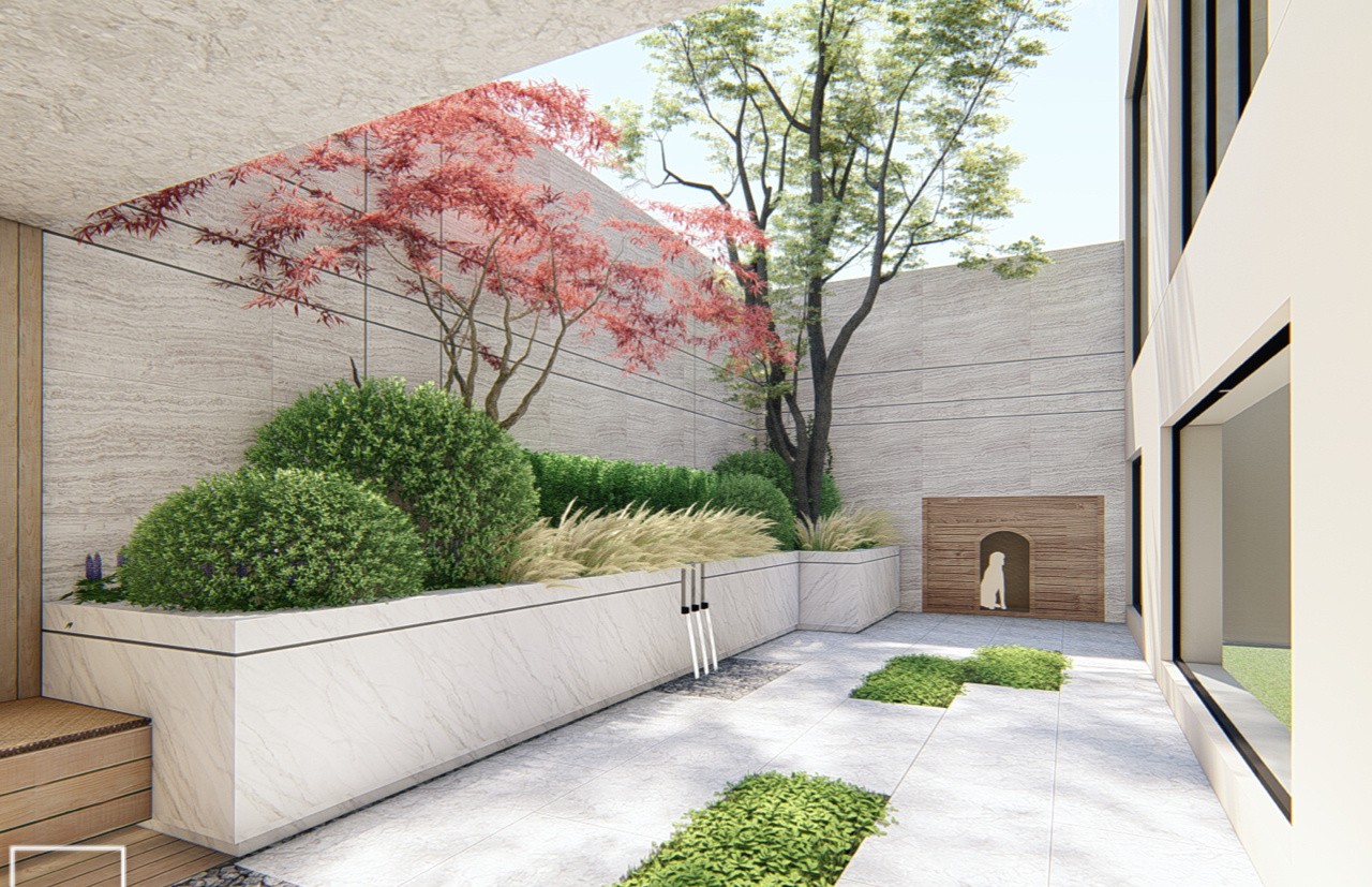 打造一个，建在地面下的“下沉式庭院”花园，比传统院落更实用