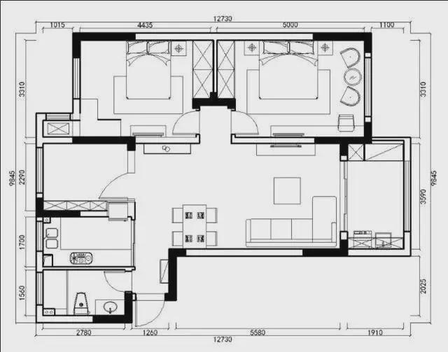 装修这才叫漂亮！95平二房美式风，花费20万，客厅美的不像话！