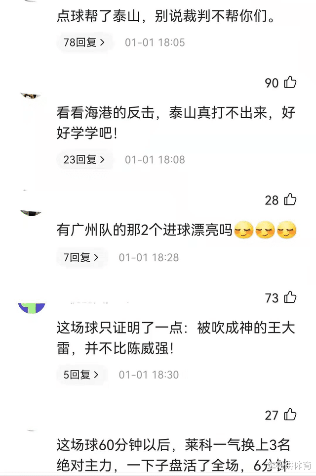 王大雷|补时获点！鲁能被质疑受裁判照顾！侥幸平局！王大雷无辜中枪