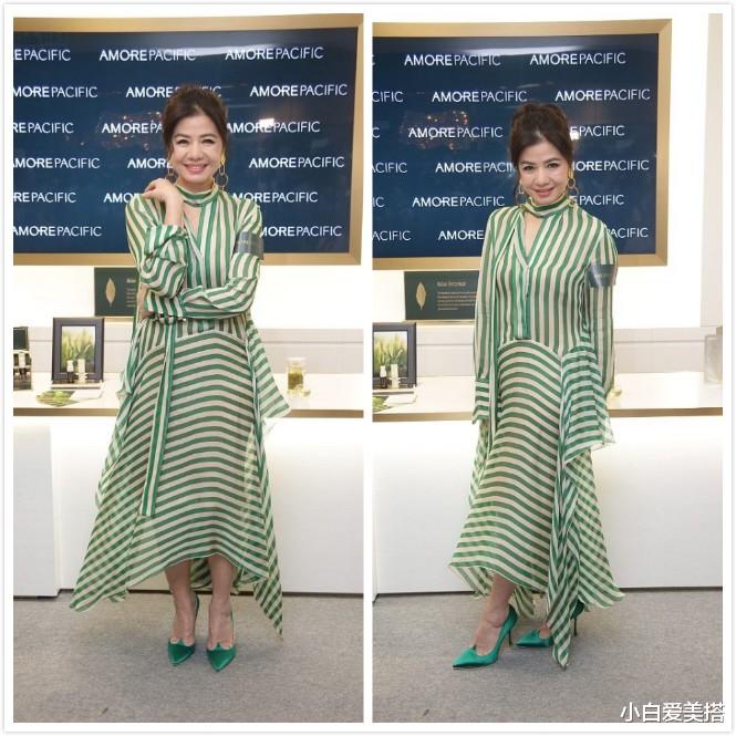 小白爱美搭|钟楚红60多岁还这么有气场,长相仍然很精致,笑起来真是太温柔了