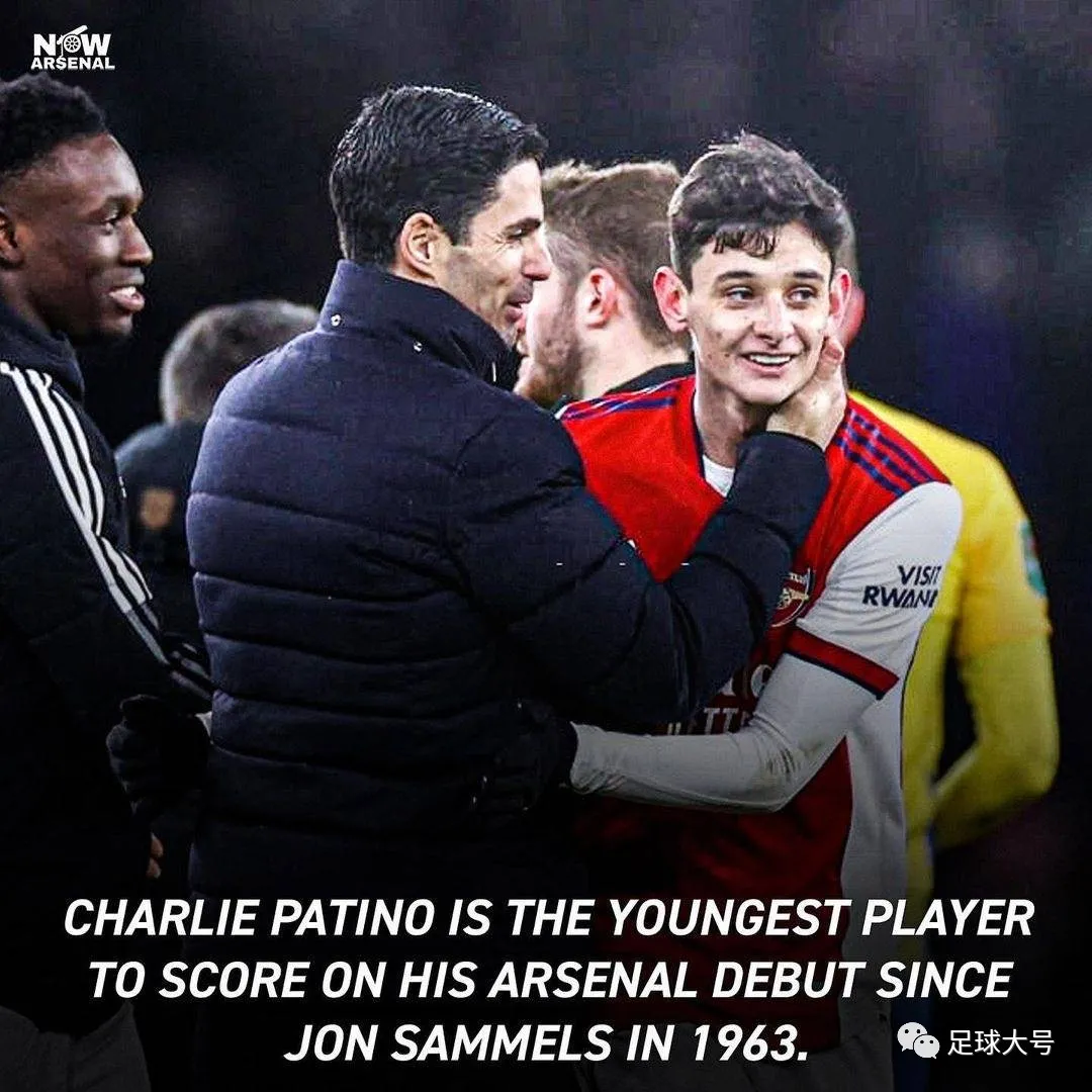 阿森納|10000鎊簽約，槍手小將首秀破紀(jì)錄