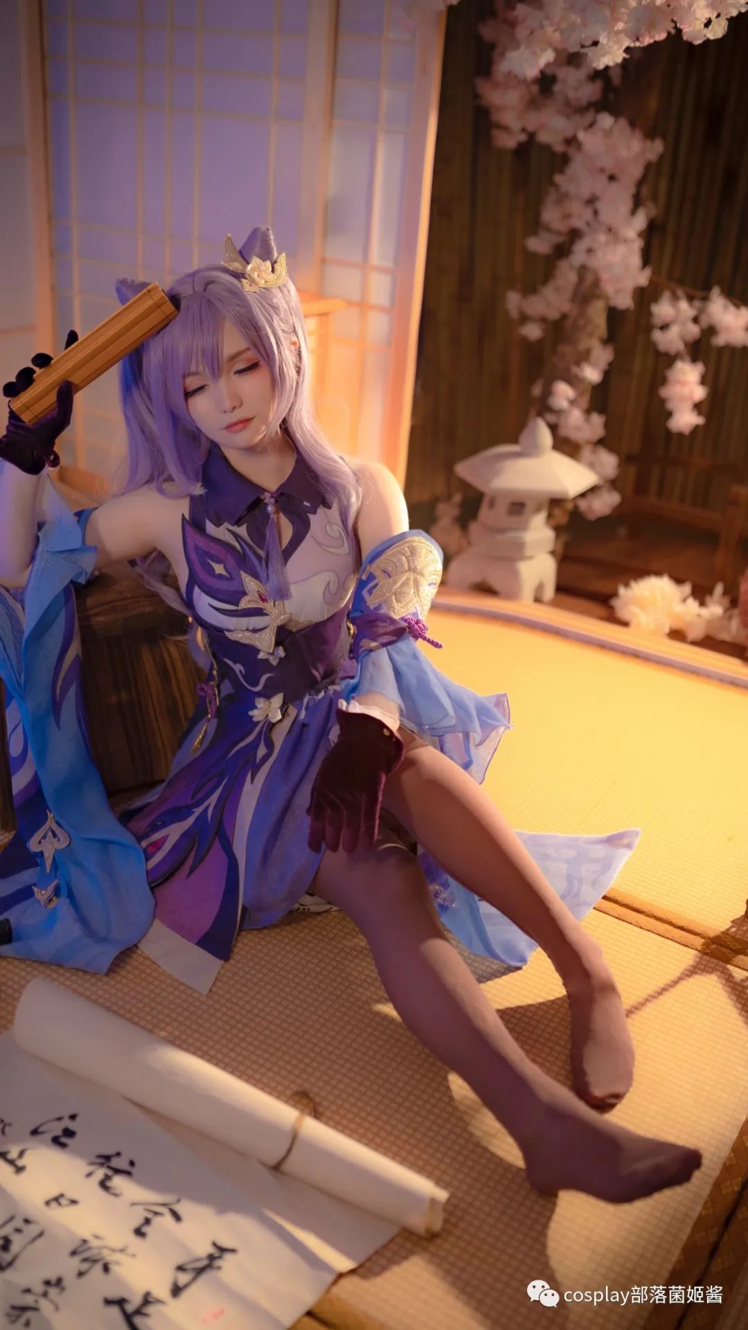 迪丽热巴|cos：原神刻晴cos正片@元宵