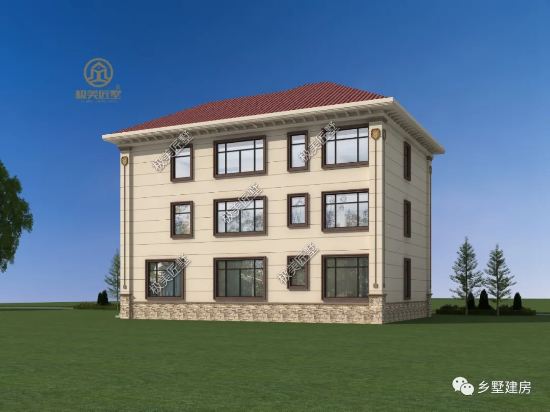 占地180平，三层欧式风别墅，浪漫与舒适共享