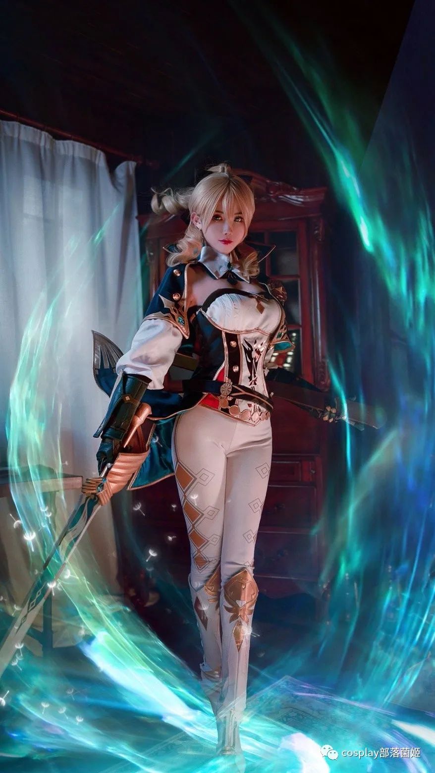acgn漫评|cos:原神琴团长cos正片@露兒大魔王,我的荣誉与忠诚将与你同在