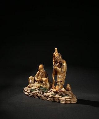 |【寿山石·福禄寿摆件】