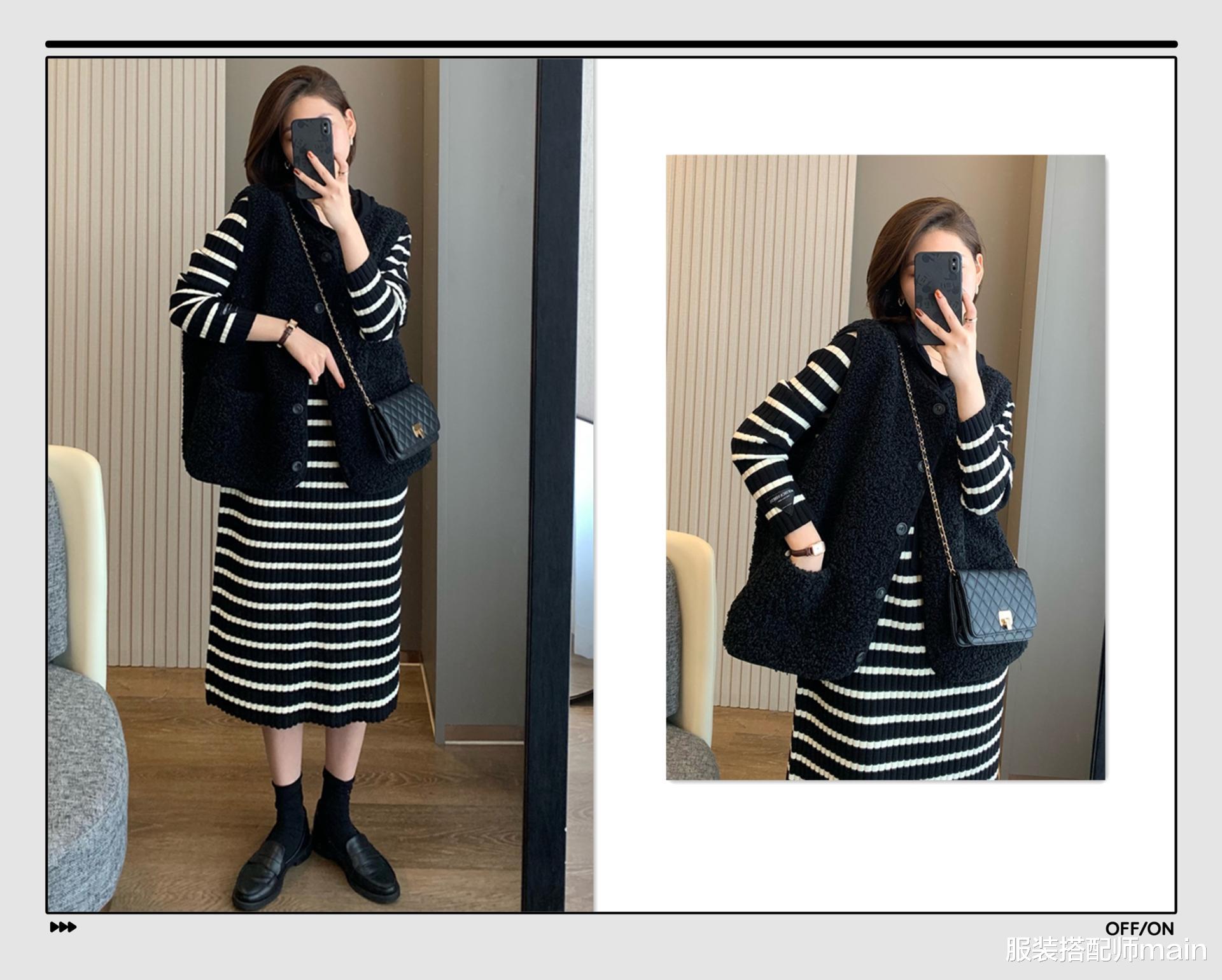 服装搭配师main 记住了，这三款连衣裙能从秋美到冬，时髦显瘦还保暖