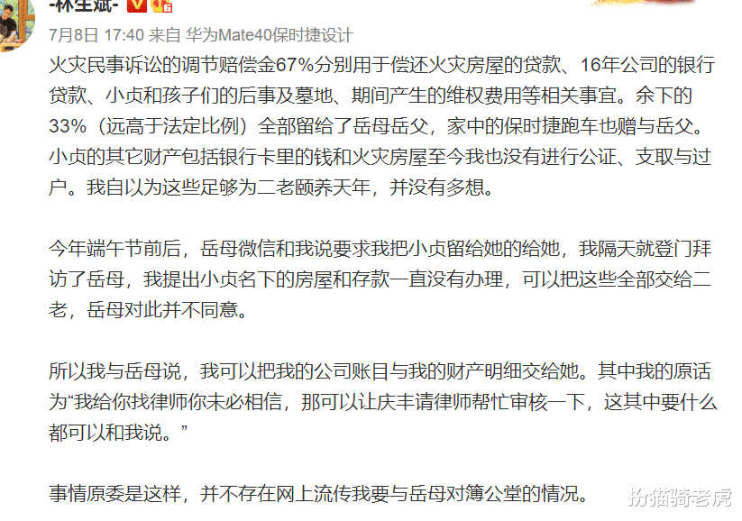扮猫骑老虎|林生斌连发5条微博:每一条都在锤自己!真够劲